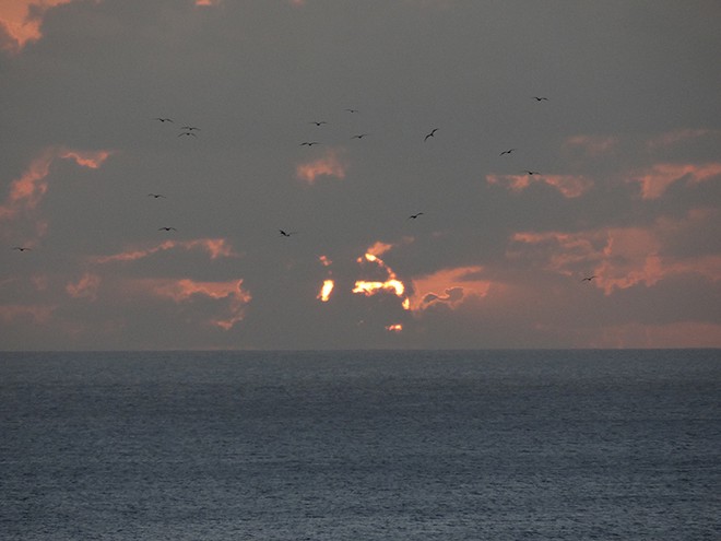 Pôr do sol no Boldró.