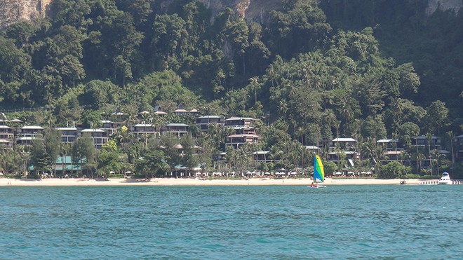 Percurso entre Ao Nang até Railay Beach.