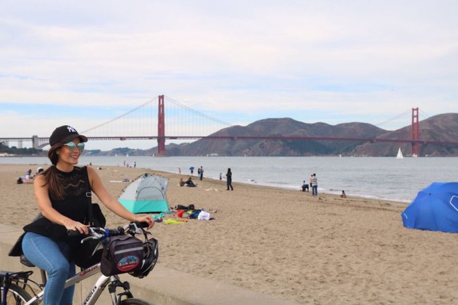 San Francisco, CA: Atravessando a Golden Gate de Bicicleta