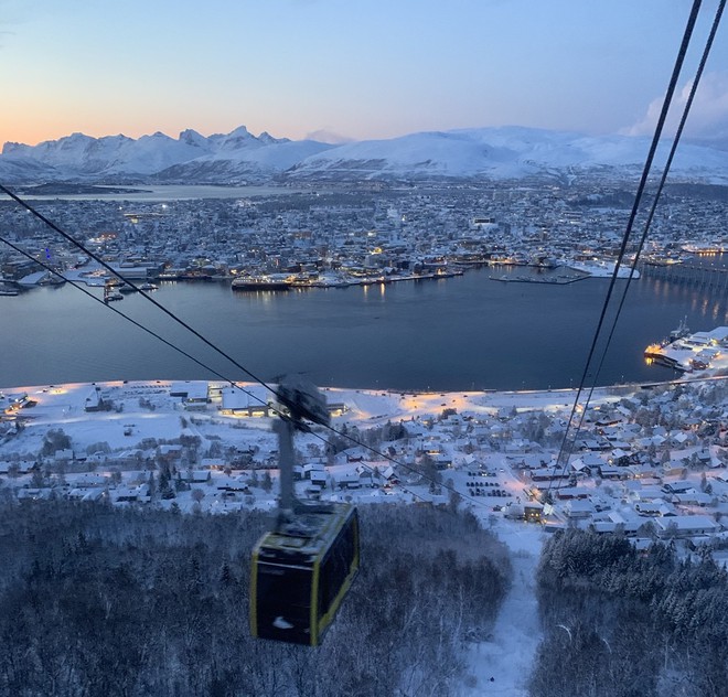 Skyline da cidade de Tromso.