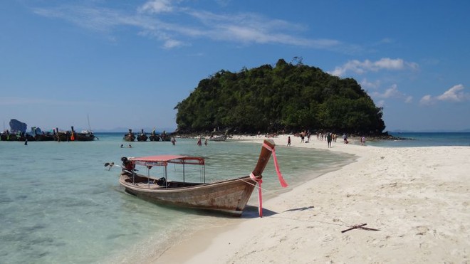 Passeio das 4 ilhas - Tup Island, Chicken Island, Poda e Raily Beach.