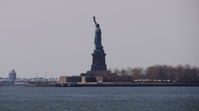 Nova Iorque - Battery Park e a Estátua da Liberdade.