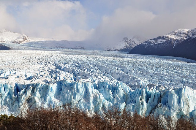 Vista do Perito Moreno.