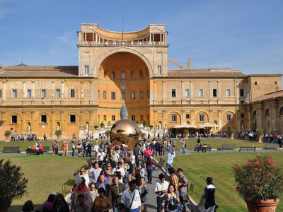 O impressionante Museu do Vaticano.