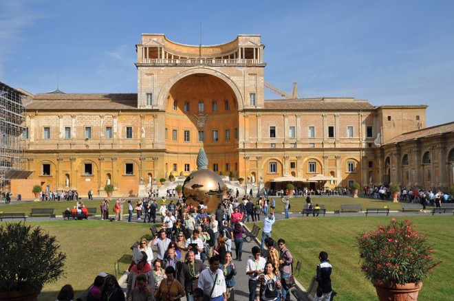 O impressionante Museu do Vaticano.