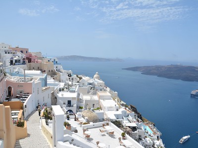 Conheçam a linda ilha de Santorini