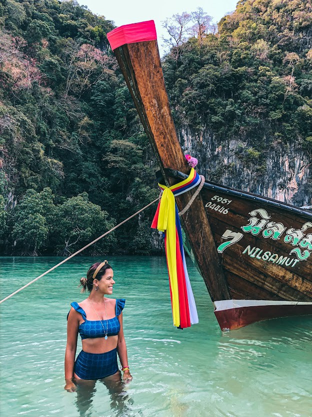 Maré secando na Hong Island