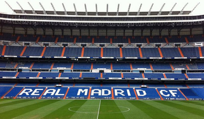 Madri - Tour do Santiago Bernabéu.