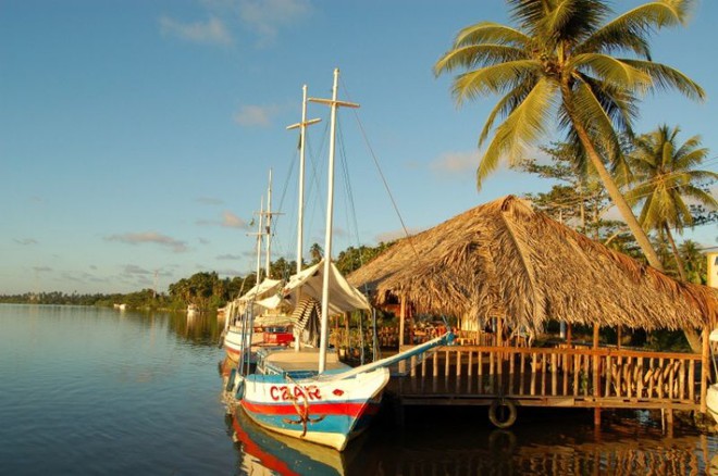 Passeio de escuna na lagoa Mundaú