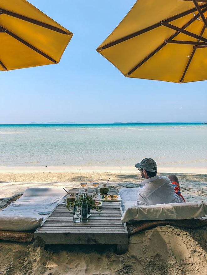 Almoço na praia